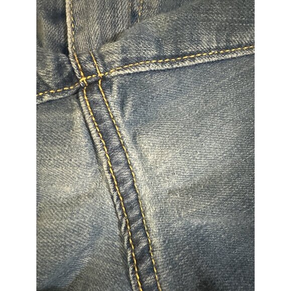 Sonoma Womens Size 20 Custom Cut-Off Denim Shorts Blue Raw Hem - Picture 12 of 12